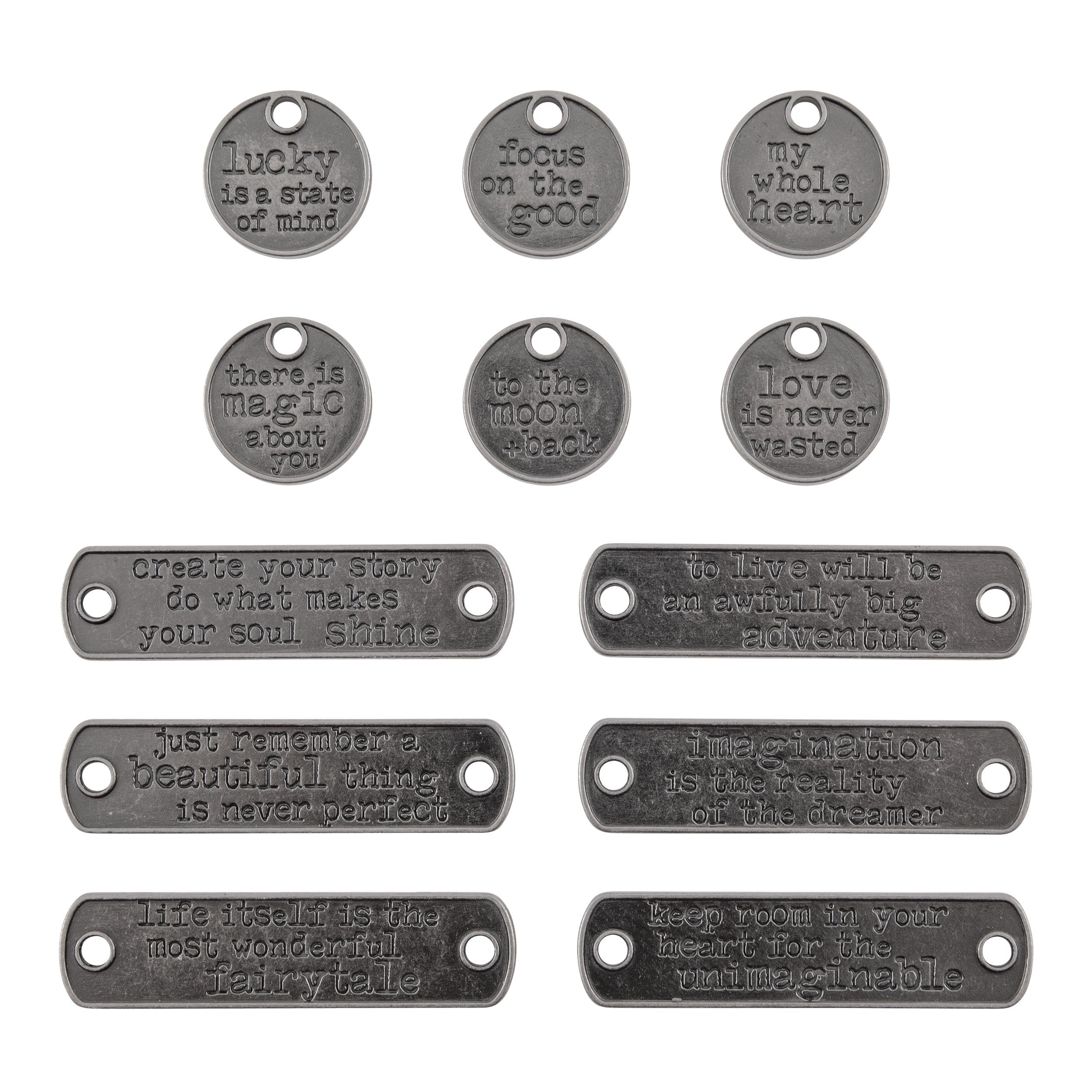 Tim Holtz idea-ology TYPED TAGS 12 pcs #TH94382