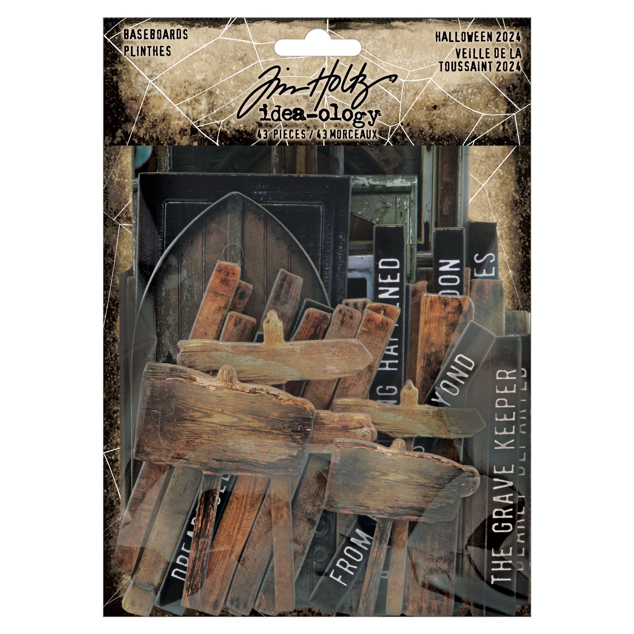 Tim Holtz idea-ology BASEBOARDS HALLOWEEN 2024  #TH94390