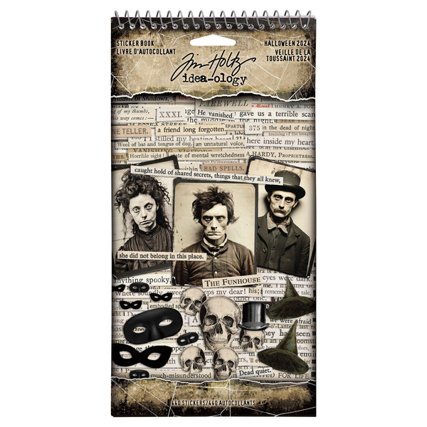 Tim Holtz idea-ology HALLOWEEN 2024 STICKER BOOK #TH94402