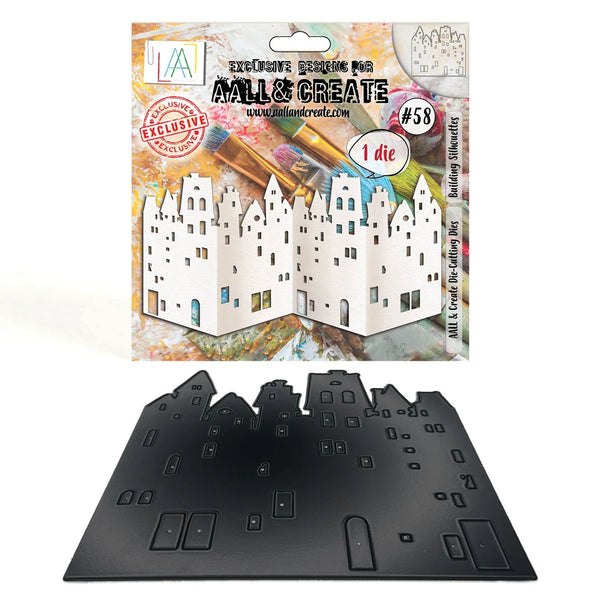 AALL And Create BUILDING SILHOUETTES Die Set 1 pc AALL-DI-058