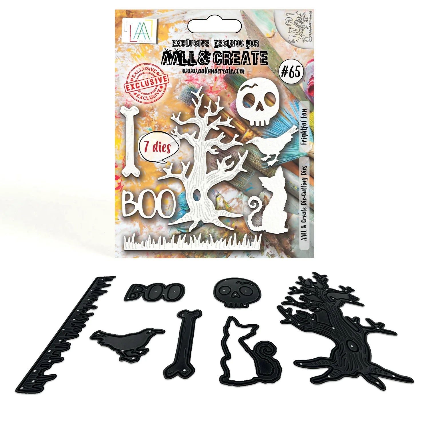 AALL And Create FRIGHTFUL FUN Die Set 7 pcs AALL-DI-065