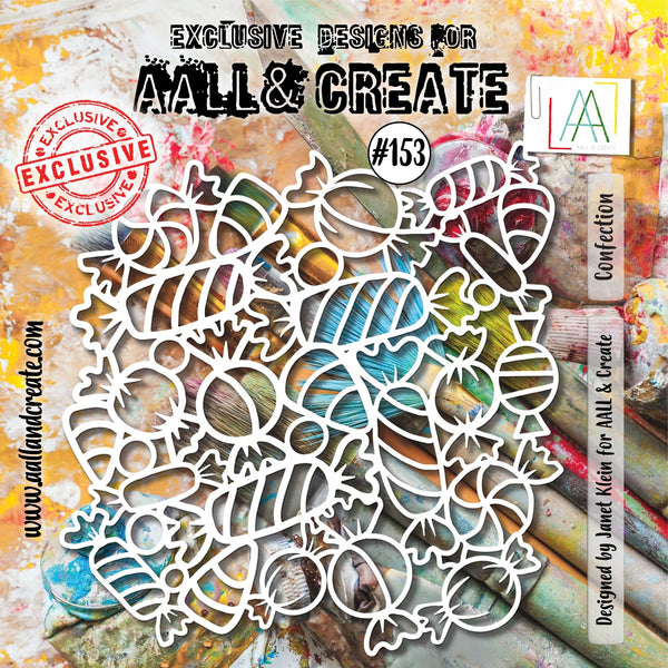 AALL And Create CONFECTION Stencil AALL-PC-153