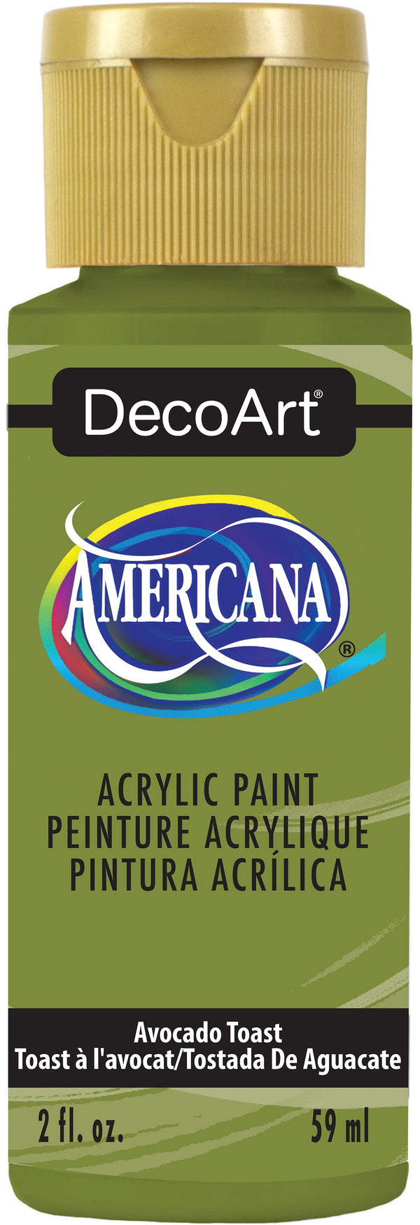 DecoArt AVOCADO TOAST Americana Acrylic Paint 2 oz. Bottle - #DA430