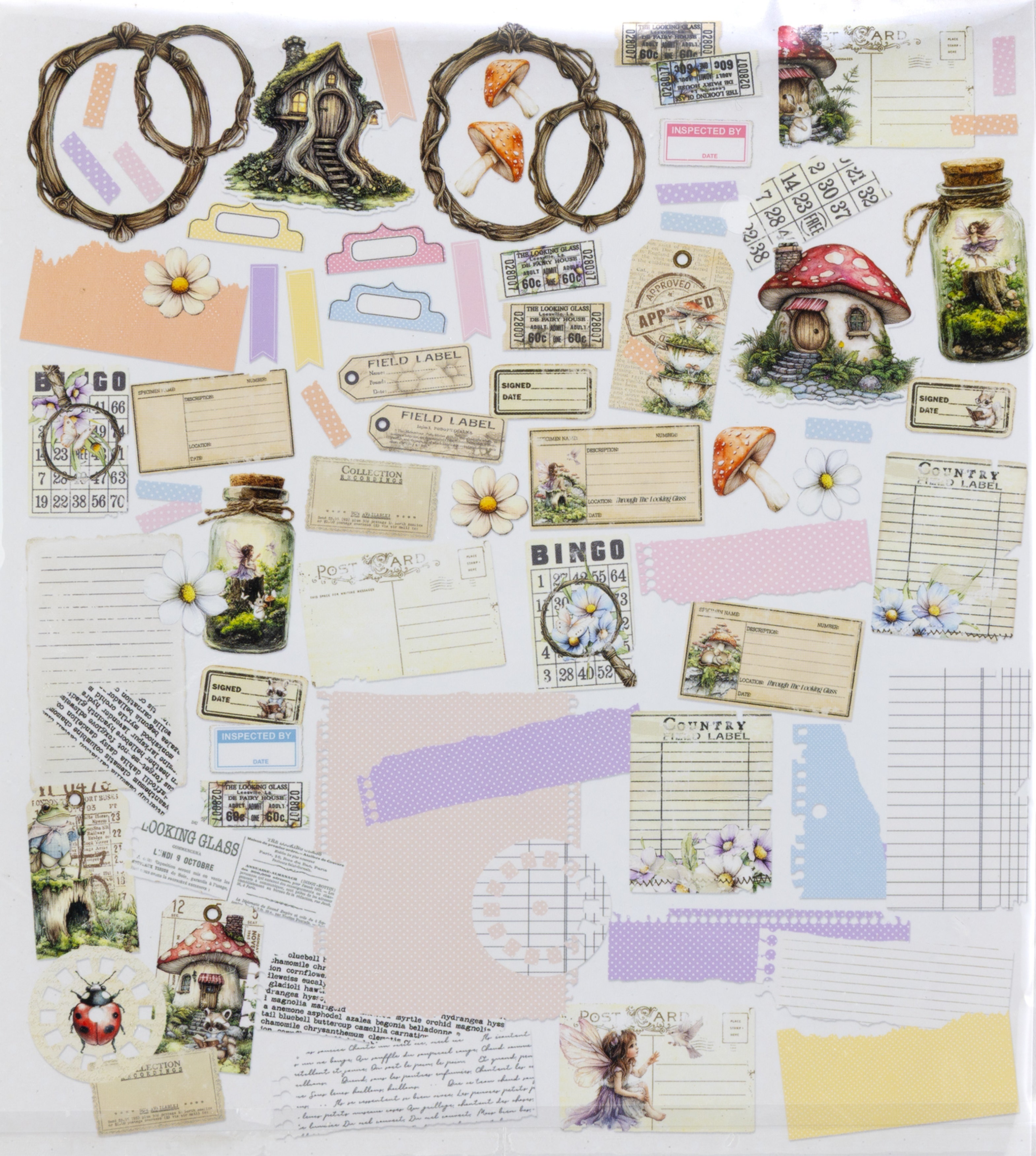 49 and Market THE LOOKING GLASS Ephemera Set #JLG-35001