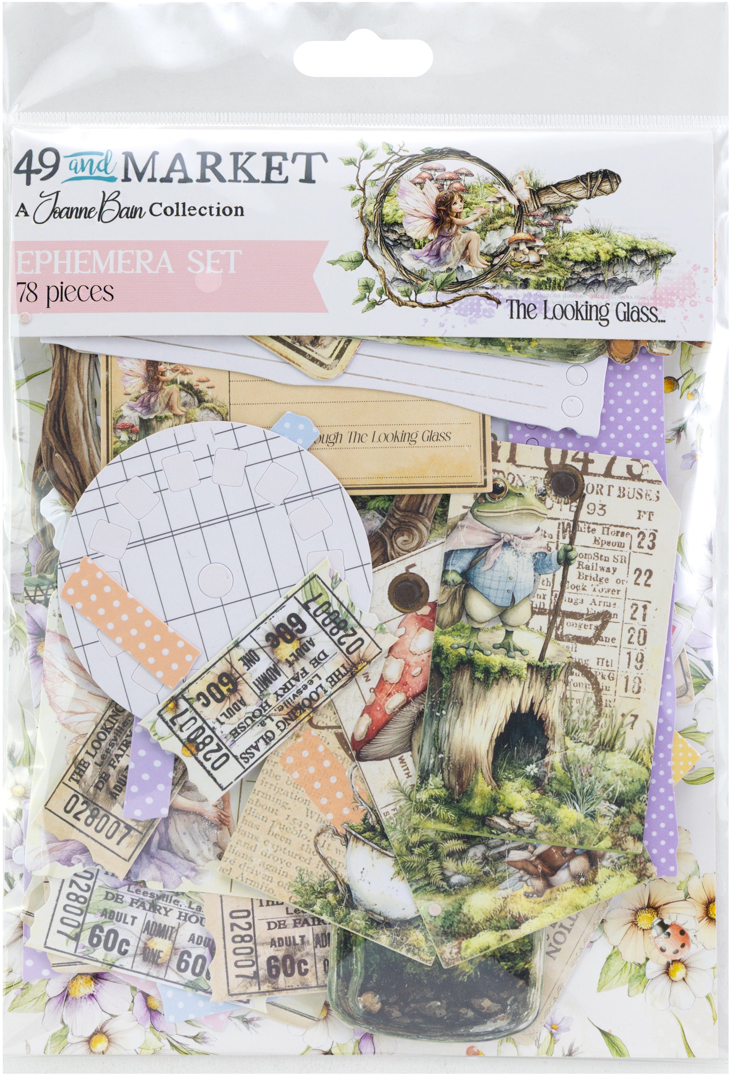 49 and Market THE LOOKING GLASS Ephemera Set #JLG-35001