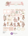 Prima - Christmas Blush Collection FROSTY MEMORIES Ephemera - 100 pcs #982591
