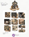Prima - 3 Girls Tale MADE OF MAGIC Halloween Collection - 12x12 Paper Pad 14 Sheets #684808