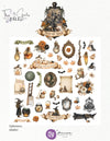 Prima - 3 Girls Tale MADE of MAGIC Halloween Collection - 90 pcs #684860
