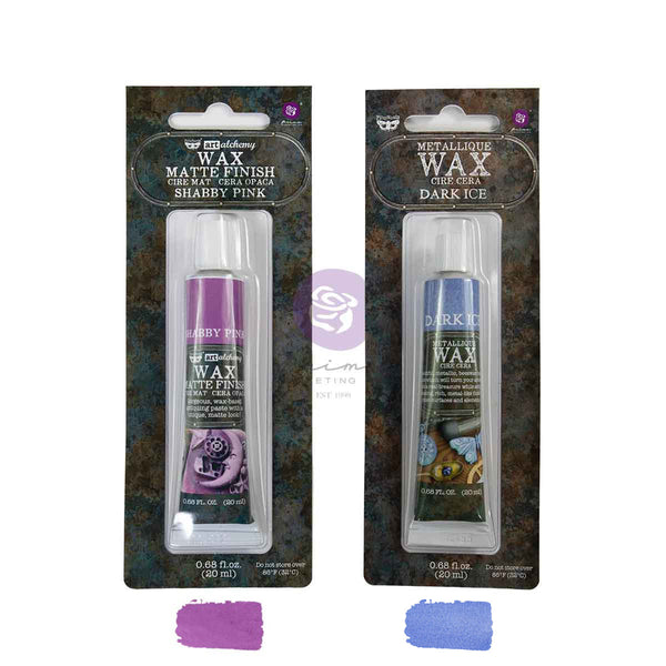 Prima Finnabair DREAMS Limited Edition Metallique + Matte Wax Set - 2 tubes #951924