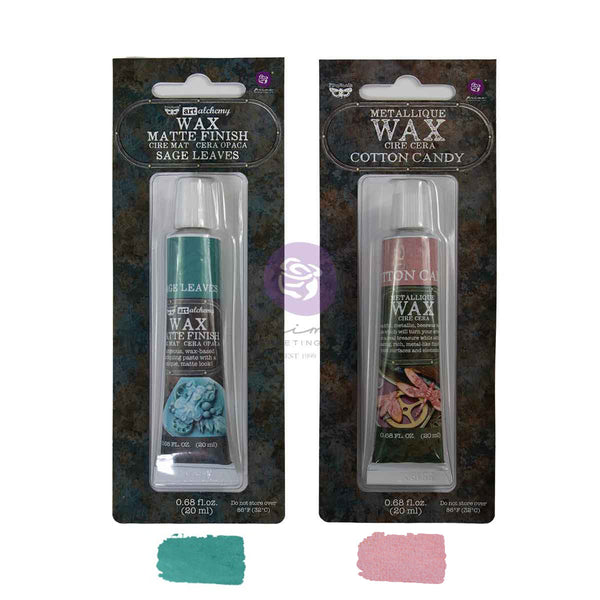 Prima Finnabair ORCHARD Limited Edition Metallique + Matte Wax Set - 2 tubes #951948