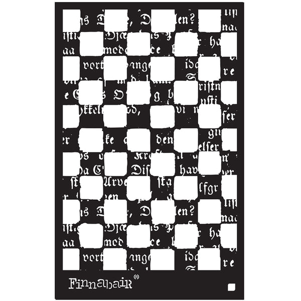 Prima Finnabair 6.5"x9.5" Stencil MIND GAMES Paint Mixed Media Home Decor #967956