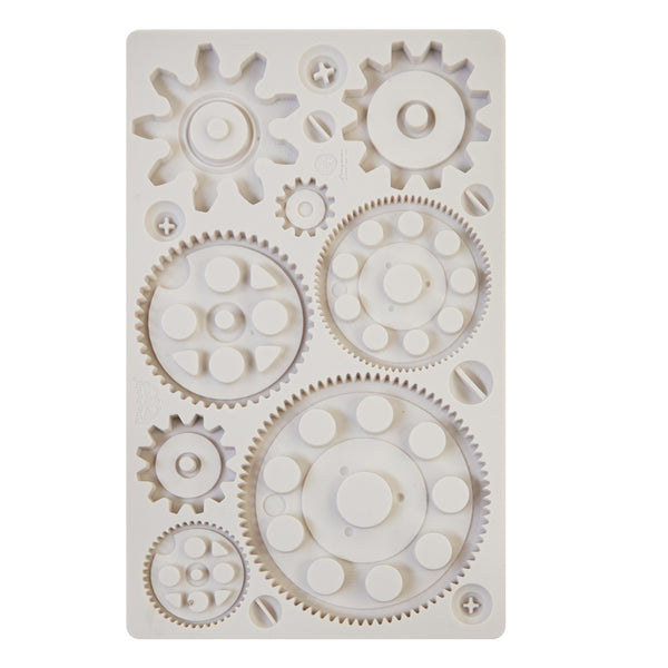 MACHINE PARTS Gears Prima Finnabair Imaginarium Moulds Molds 5" x 8" #968663