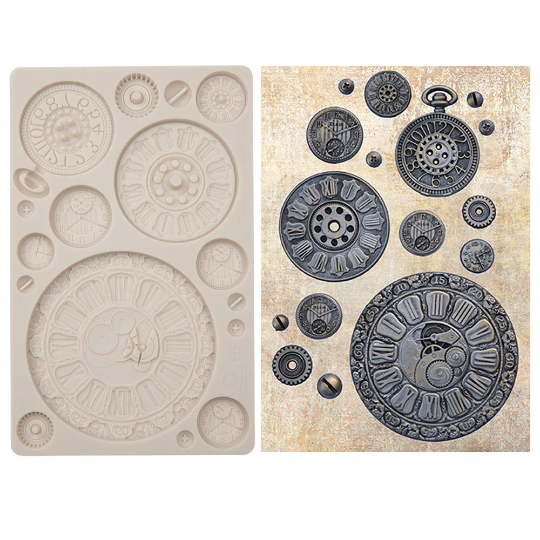 CLOCK FACES Prima Finnabair Imaginarium Moulds Molds 5