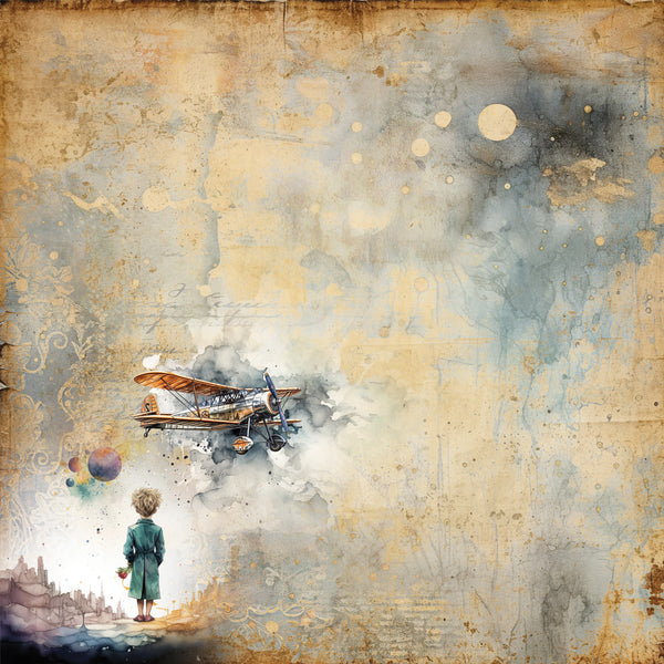 Alchemy of Art BETWEEN WORLDS 6"x6" Double Sided Cardstock #AA-BW-12
