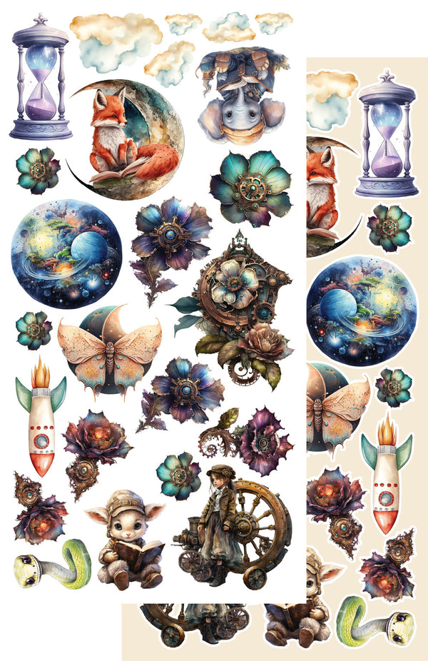 Alchemy of Art BETWEEN WORLDS 6x12" Fussy Cutting Extras