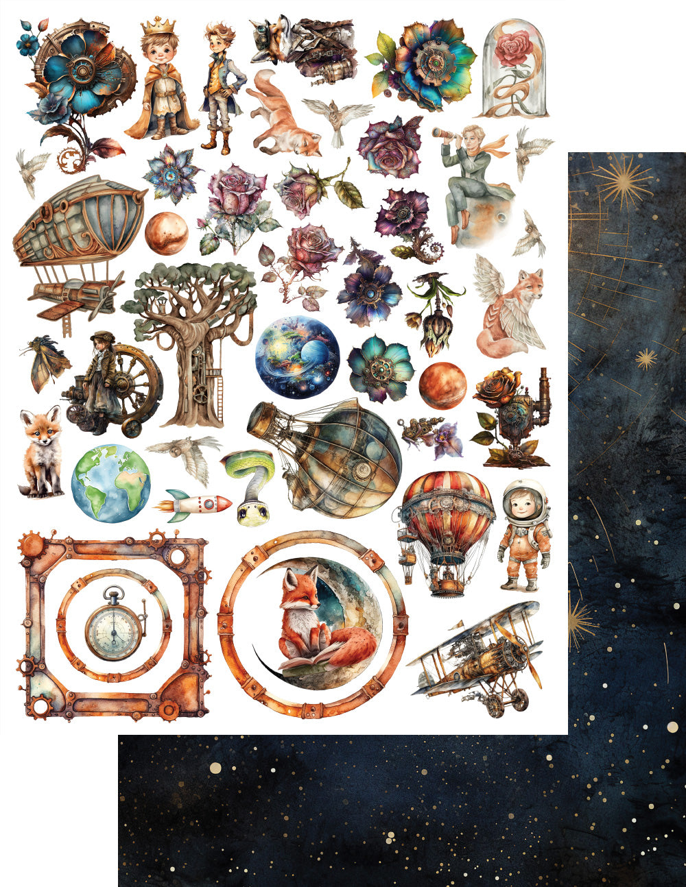 Alchemy of Art BETWEEN WORLDS Die Cuts Ephemera