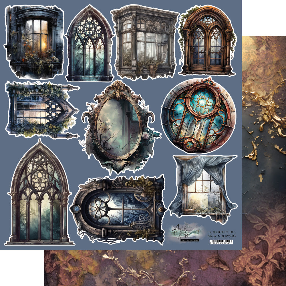 Alchemy of Art LEGENDS of the MAGIC SCHOOL - WINDOWS 12x12