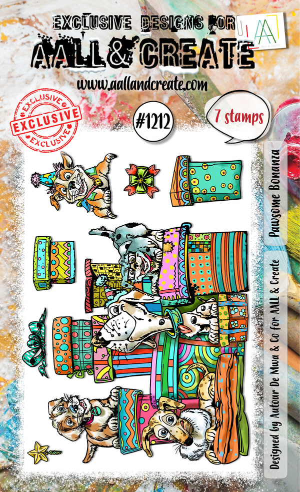 AALL and Create PAWSOME BONANZA A6 Stamp Set #AALL-TP-1212