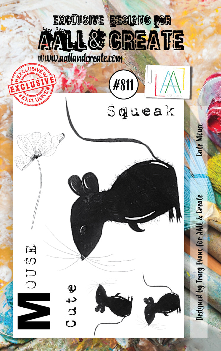 AALL and Create CUTE MOUSE Stamp Set #AALL-TP-811