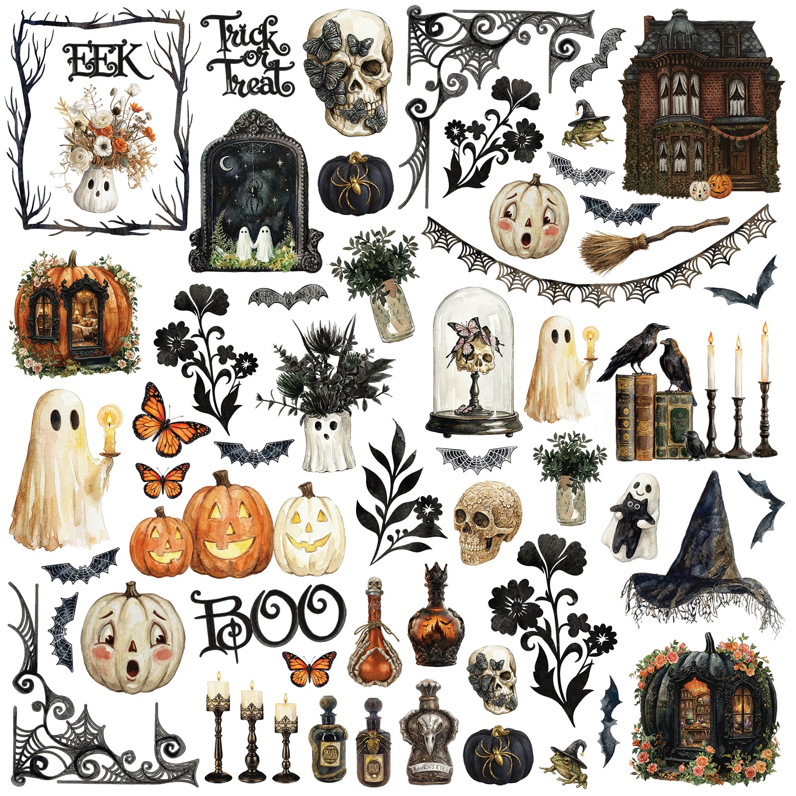 PRE-ORDER - 49 and Market OCTOBER MOON Halloween All in One KIT #AIO-38019