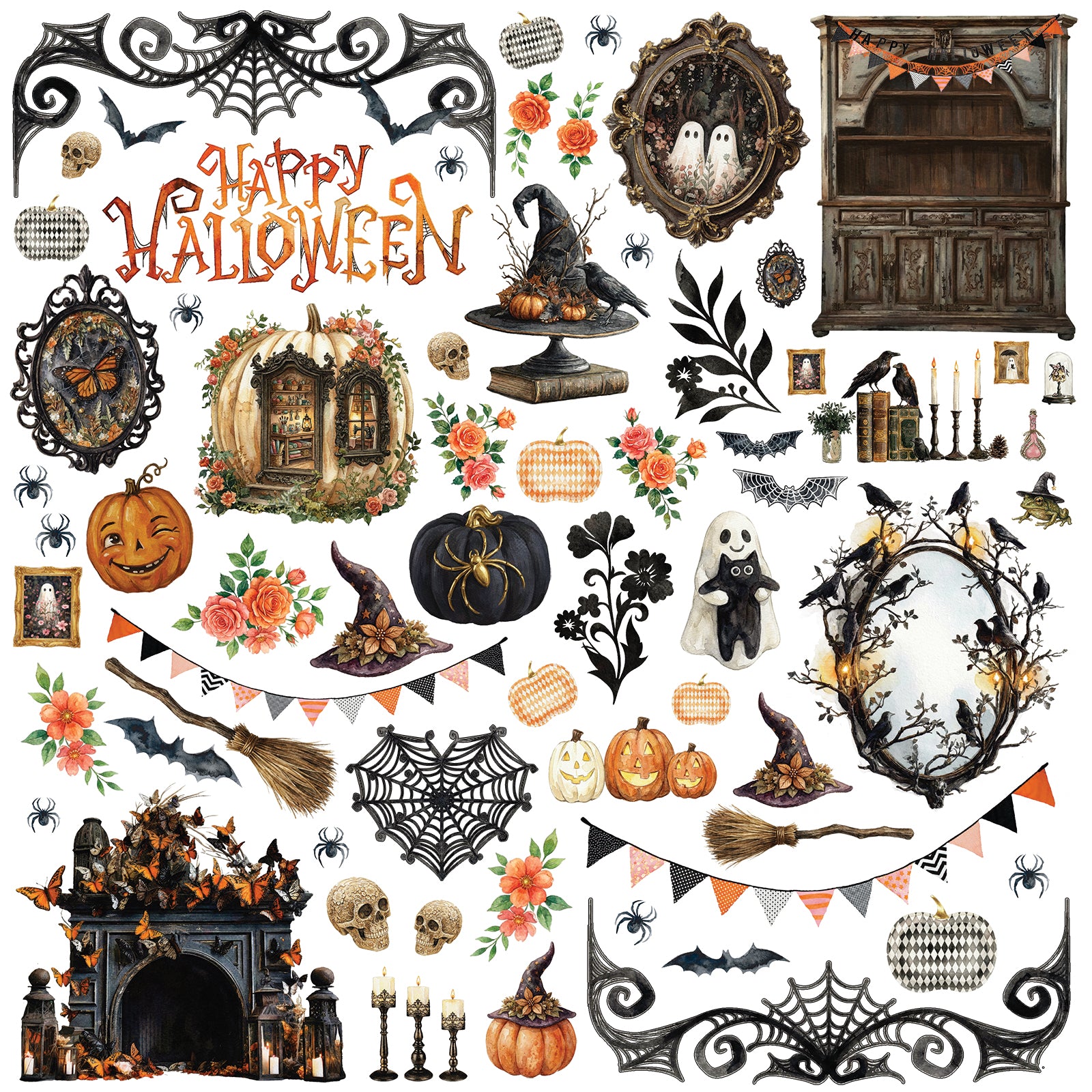 PRE-ORDER - 49 and Market OCTOBER MOON Halloween All in One KIT #AIO-38019