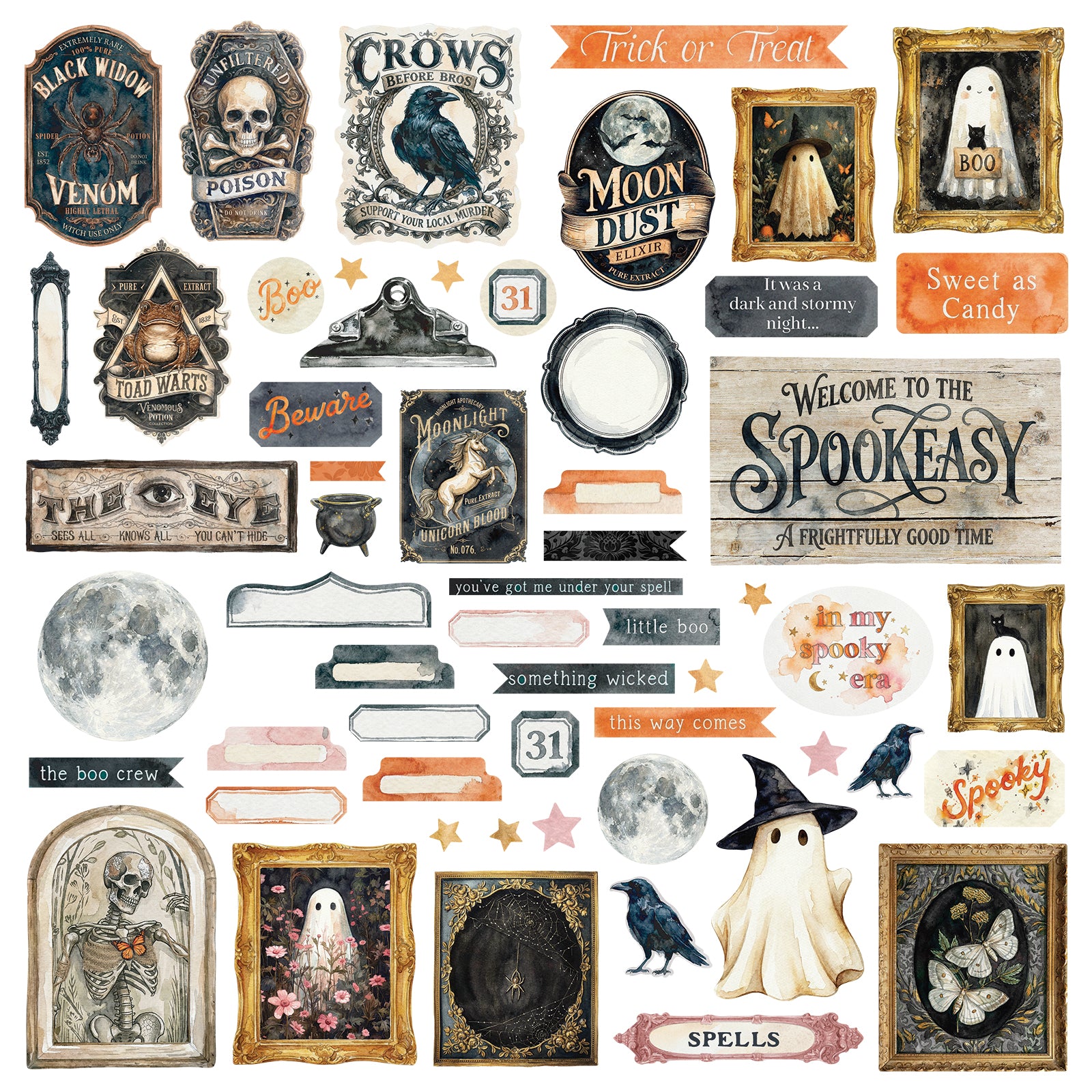 PRE-ORDER - 49 and Market OCTOBER MOON Halloween All in One KIT #AIO-38019