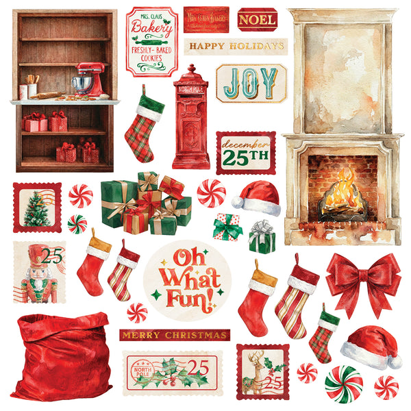PRE-ORDER - 49 and Market SANTA'S WINTER VILLAGE All in One KIT #AIO-38026