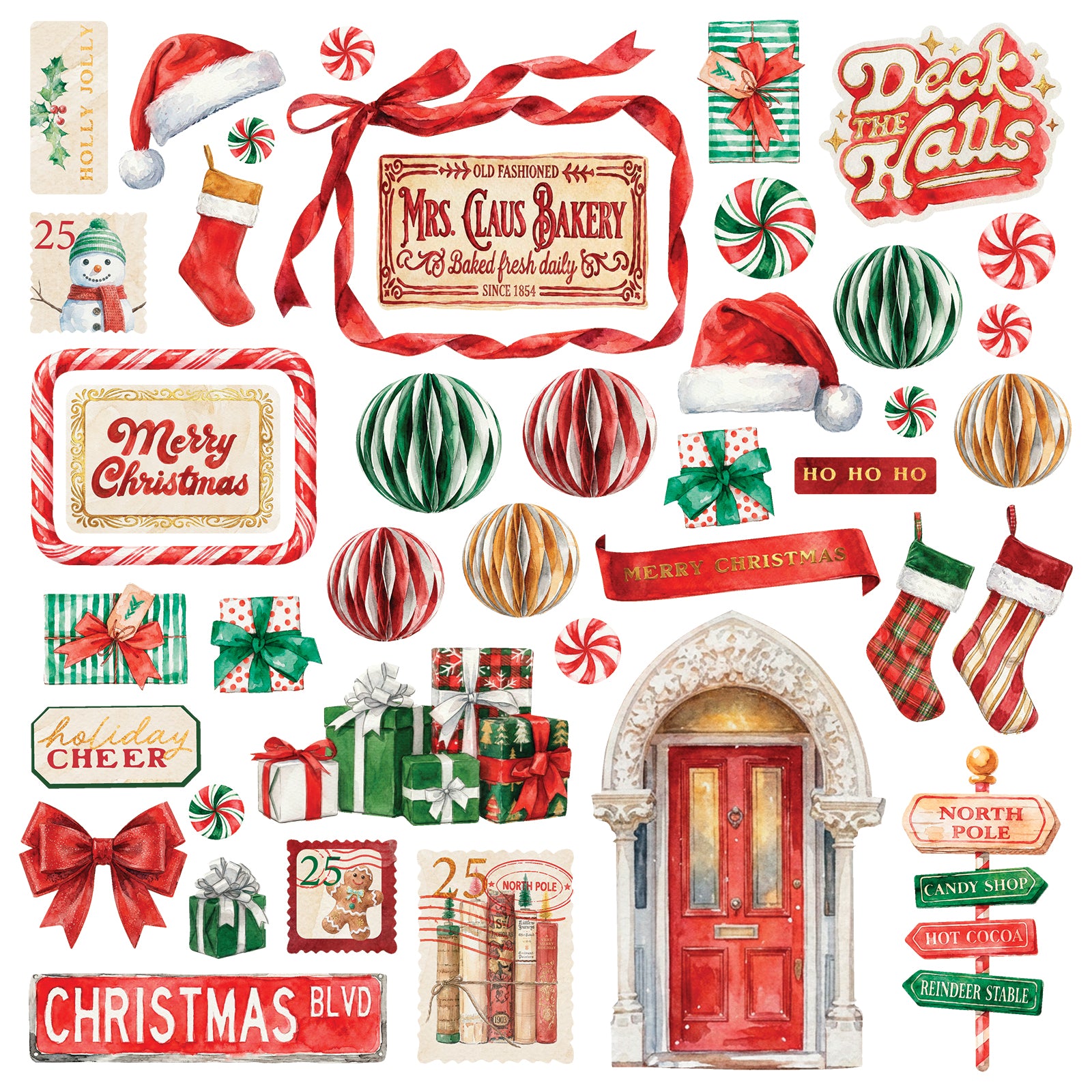 PRE-ORDER - 49 and Market SANTA'S WINTER VILLAGE All in One KIT #AIO-38026