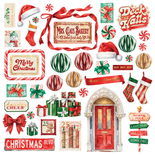 PRE-ORDER - 49 and Market SANTA'S WINTER VILLAGE All in One KIT #AIO-38026