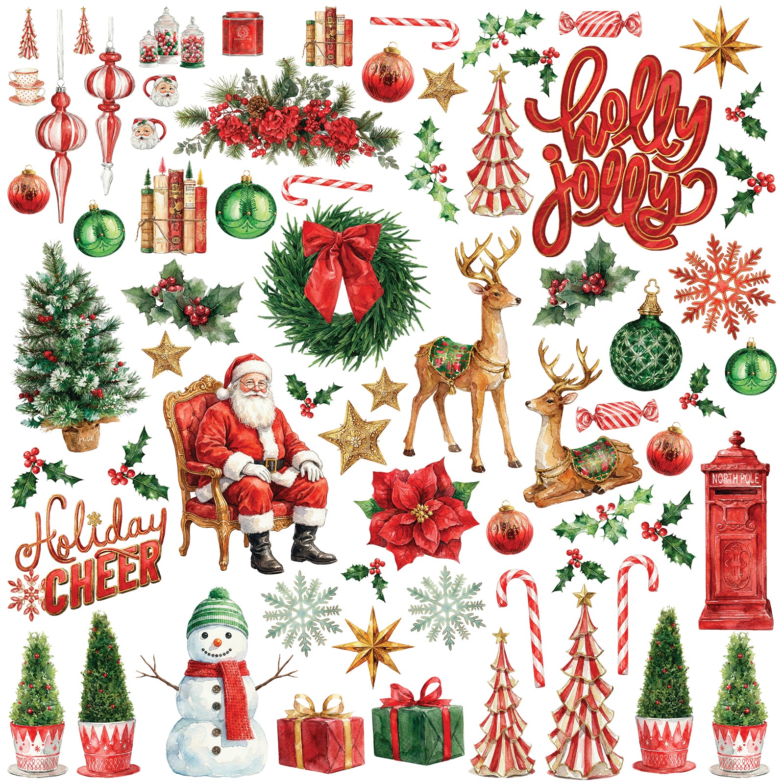 PRE-ORDER - 49 and Market SANTA'S WINTER VILLAGE All in One KIT #AIO-38026