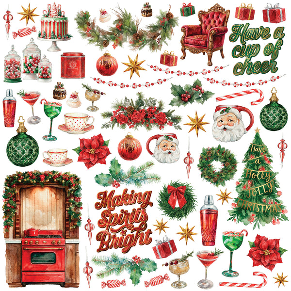 PRE-ORDER - 49 and Market SANTA'S WINTER VILLAGE All in One KIT #AIO-38026