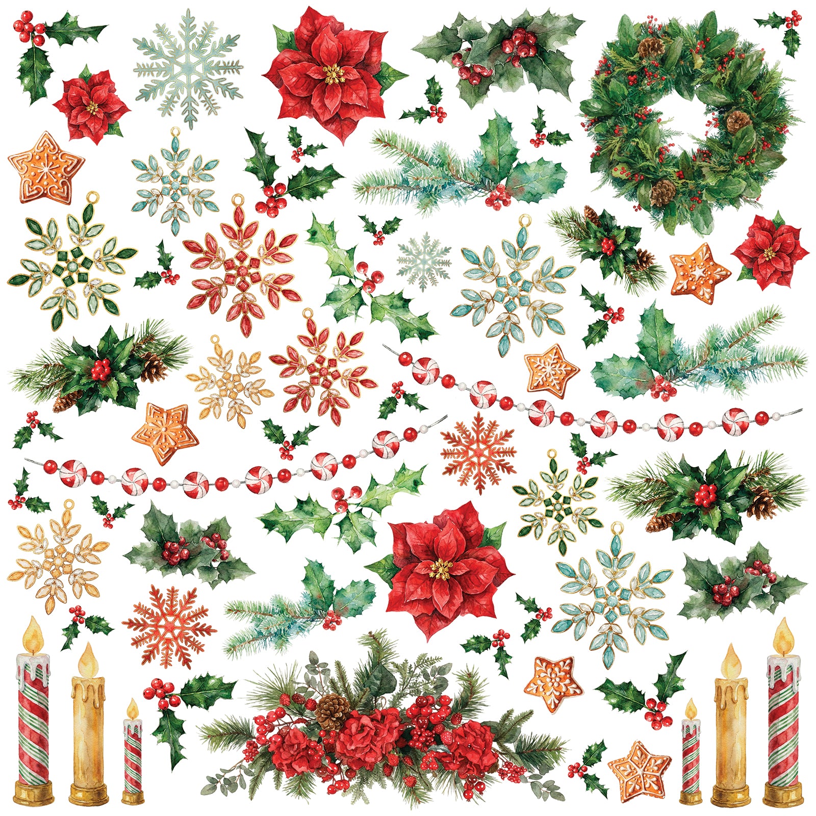PRE-ORDER - 49 and Market SANTA'S WINTER VILLAGE All in One KIT #AIO-38026