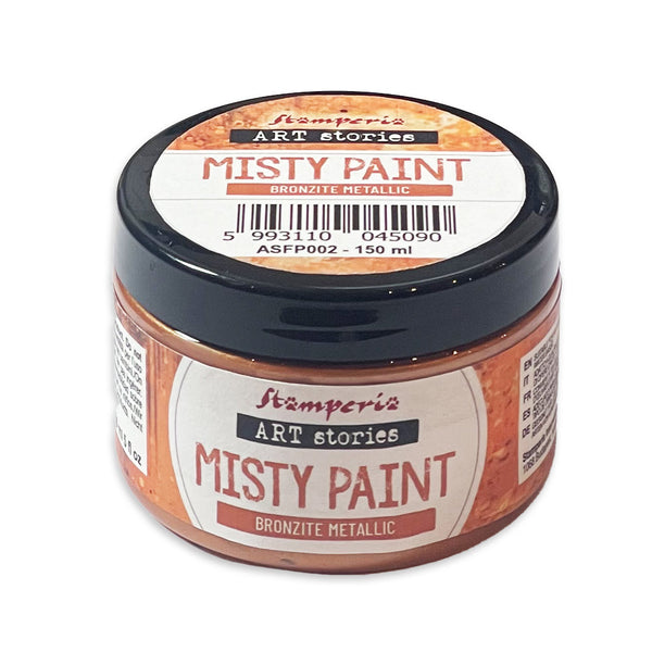 STAMPERIA Art Stories BRONZITE METALLIC Misty Paint High Coverage 150 ml #ASFP002
