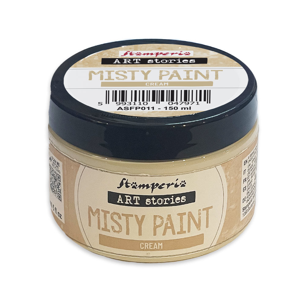 STAMPERIA Art Stories CREAM Misty Paint High Coverage 150 ml #ASFP011