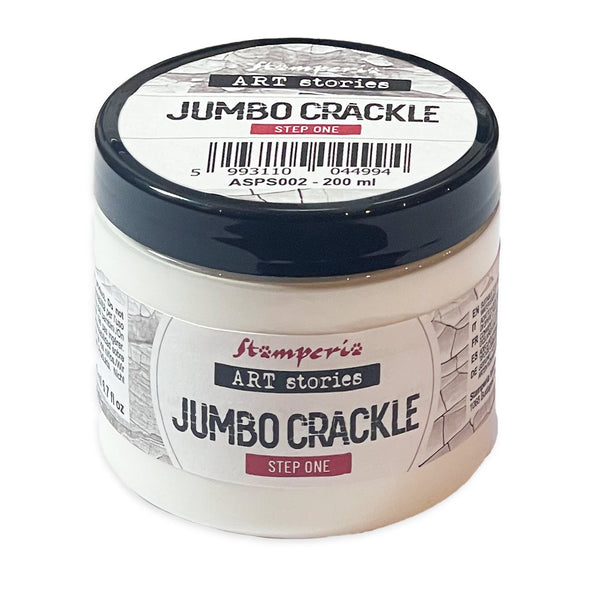 Stamperia Art Stories JUMBO CRACKLE 2 Part Mediums 200 ml  #ASPS002 / ASPS003