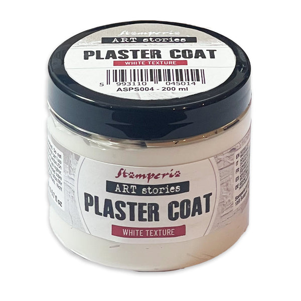 Stamperia Art Stories PLASTER COAT White Texture 200 ml  #ASPS004