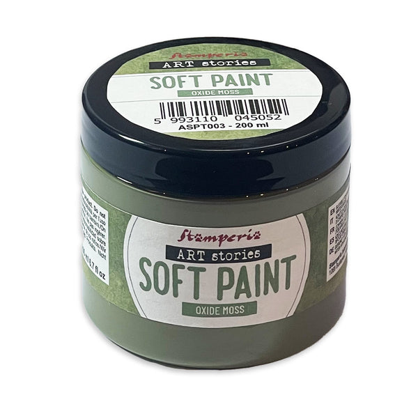 STAMPERIA Art Stories OXIDE MOSS Soft Paint Chalk Paint 200 ml #ASPT003