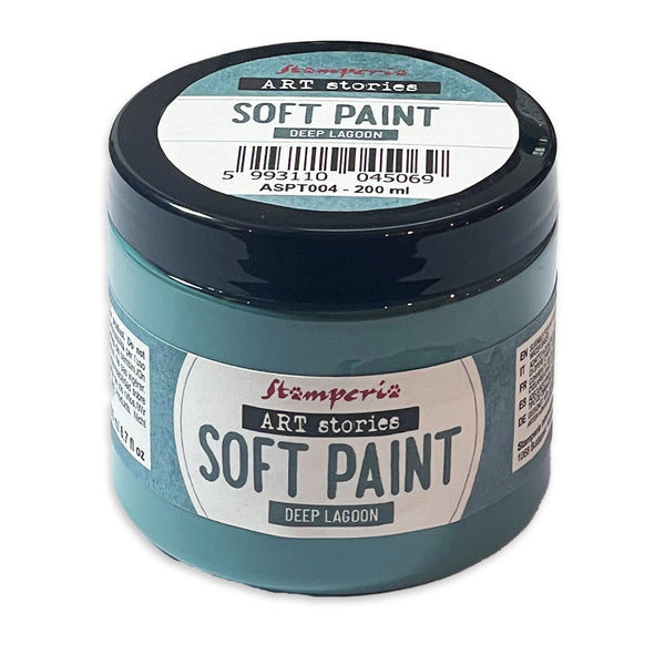 STAMPERIA Art Stories DEEP LAGOON Soft Paint Chalk Paint 200 ml #ASPT004