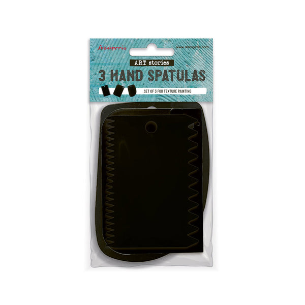 Stamperia Art Stories 3 HAND SPATULAS for Texture Painting  #ASTL001