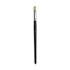 brush with black handle and silver ferrule on a white background