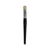 brush with black handle and silver ferrule on a white background