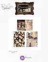 Prima BEWITCHED Halloween A4 Decoupage Decor Tissue paper 3 Sheets #682057