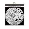 Stamperia COSMOS SMALL ART JOURNALING SELECTION Junk Journal Kit Stencils Ephemera Stamp #BJF001