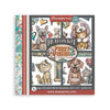 Stamperia FURRY FRIENDS 2 - LARGE ART JOURNALING SELECTION Junk Journal Kit Stencils Ephemera #BJS005