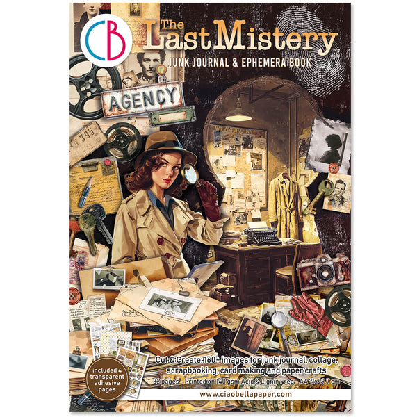 Ciao Bella THE LAST MYSTERY A4 Junk Journal & Ephemera Book #CBB017