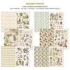 Ciao Bella GOLDEN WINTER Christmas A4 Junk Journal & Ephemera Book #CBB032