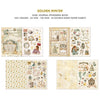 Ciao Bella GOLDEN WINTER Christmas A4 Junk Journal & Ephemera Book #CBB032
