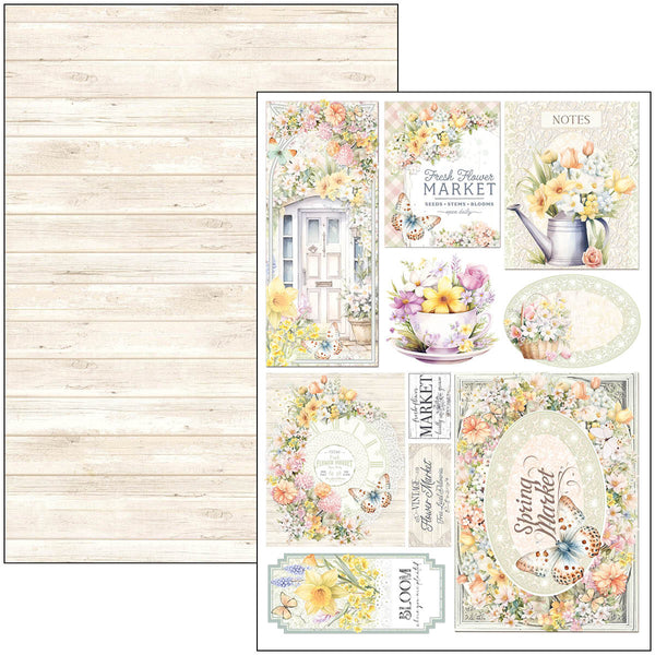 Ciao Bella FLOWER SHOP A4 Creative Pad #CBCL077