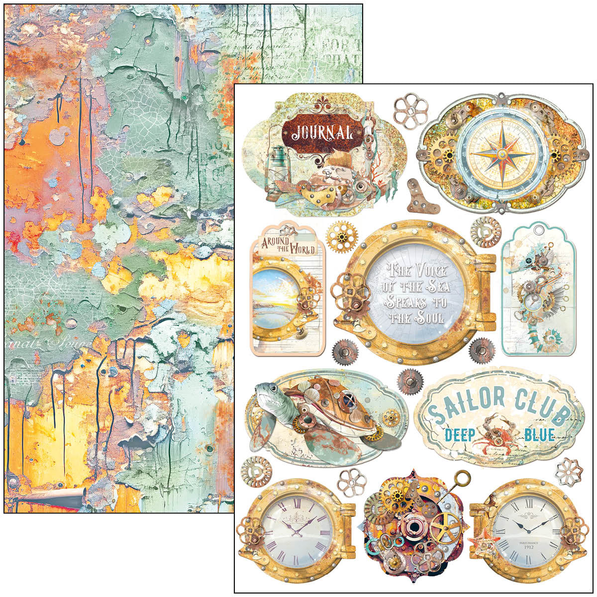 Ciao Bella CORAL REEF A4 Creative Pad #CBCL078