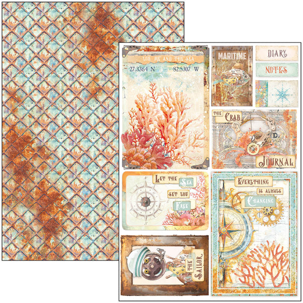 Ciao Bella CORAL REEF A4 Creative Pad #CBCL078